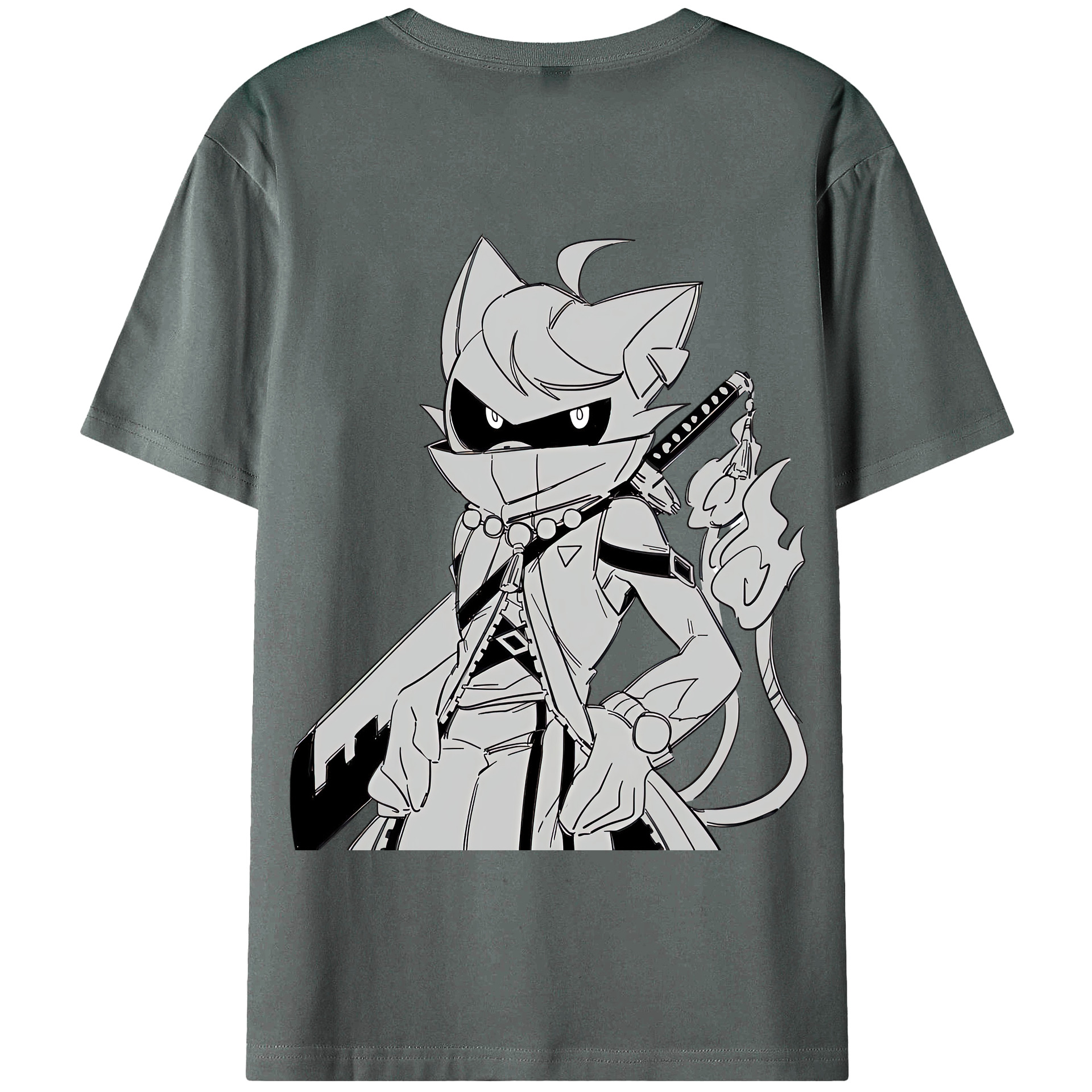 （画像用） 妖怪ウォッチ Yo-kai Watch 綿100％半袖Tシャツ（背面プリント）